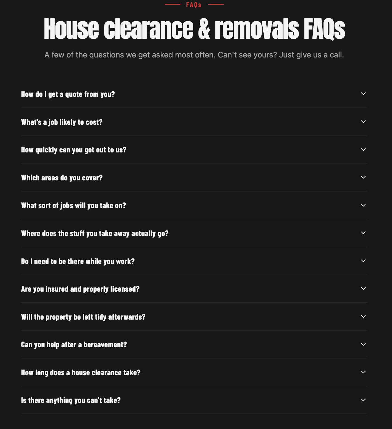 East Anglia Clearance & Removals — screenshot 3